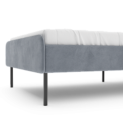 Кровать Элиса 90 Ultra grey