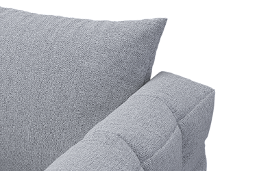 Комплект матрас и подушки 2 шт для дивана ЕВРОПА-2 Laguna светло-серый