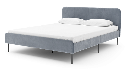 Кровать Элиса 180 Ultra grey