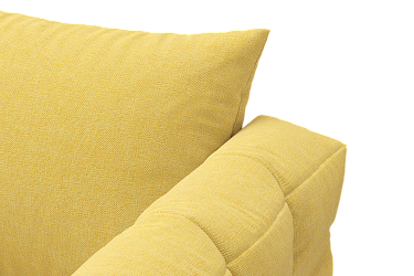 Комплект матрас и подушки 2 шт для дивана ЕВРОПА-2 Laguna желтый