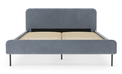 Кровать Элиса 180 Ultra grey