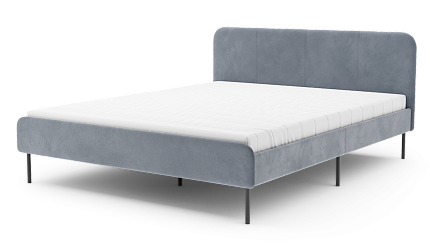Кровать Элиса 180 Ultra grey