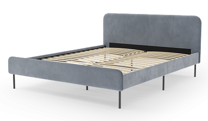 Кровать Элиса 180 Ultra grey