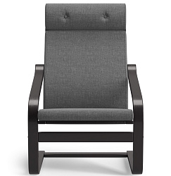 Кресло Бамбл Шифт темно-серый, каркас венге